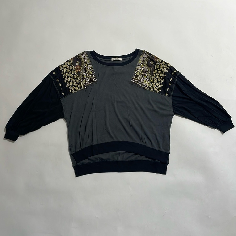 WE THE FREE “Feelin’ It” bandana shoulder dolman top
